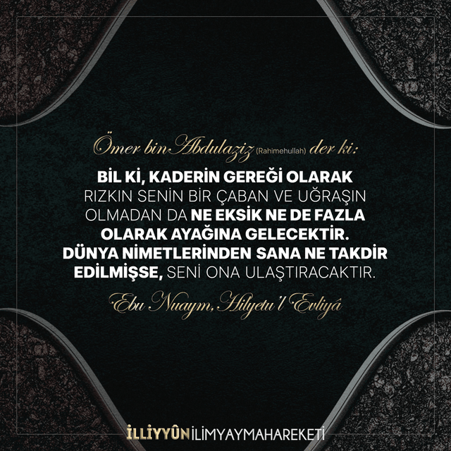 Ömer bin Abdülaziz-Sözler