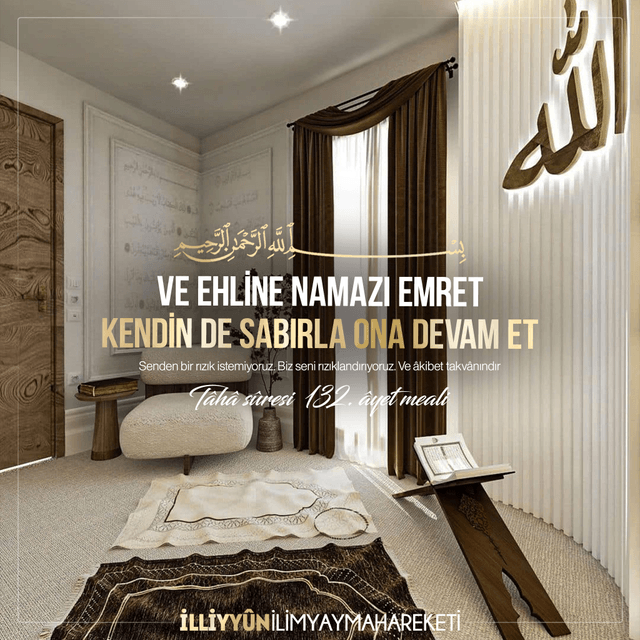 Kuranı kerim-Ayetler-Tâhâ Sûresi 132